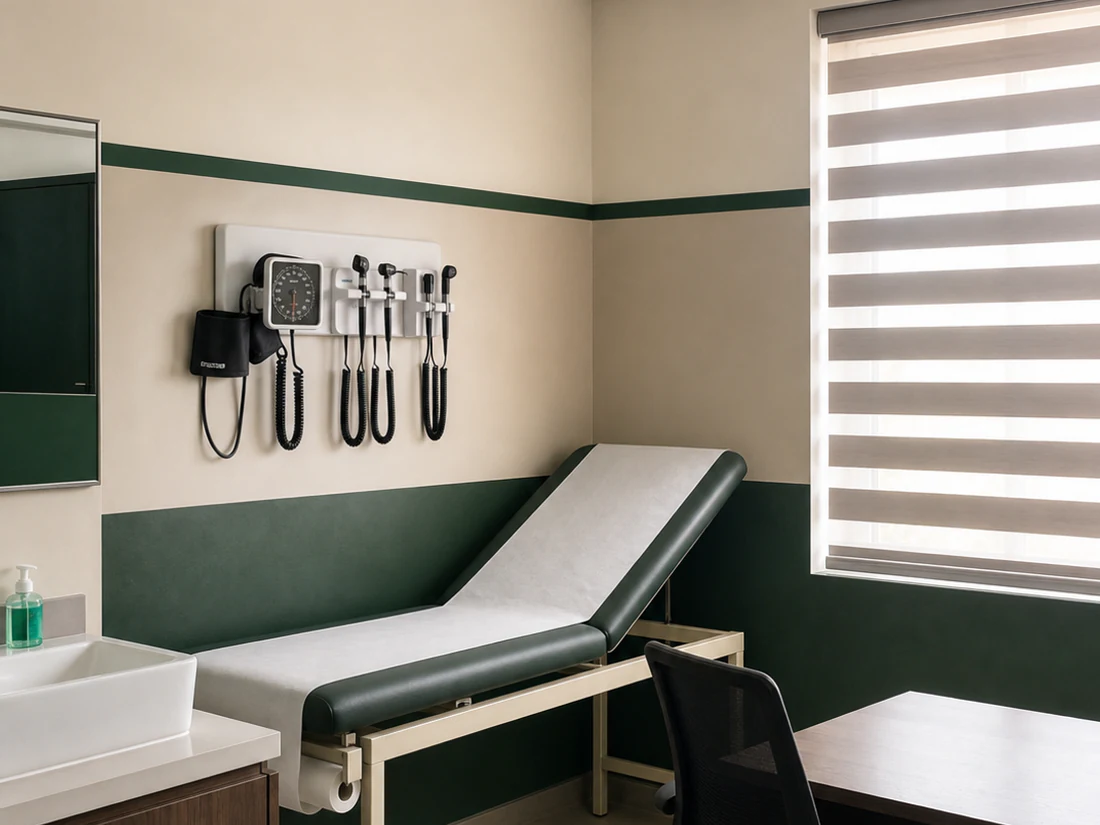 A couple in a fertility consultation with a specialist