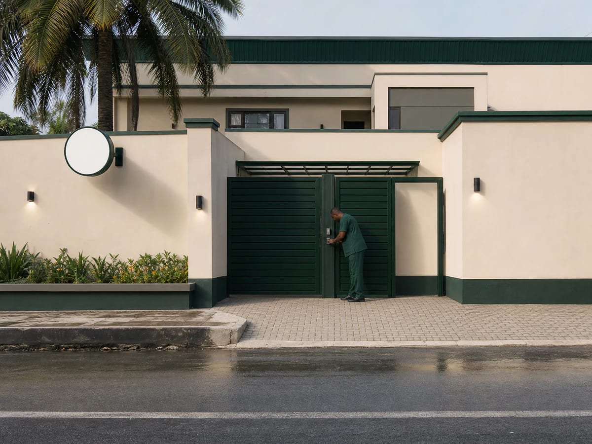 Exterior of Care and Cure Clinics at Mile One, Port Harcourt