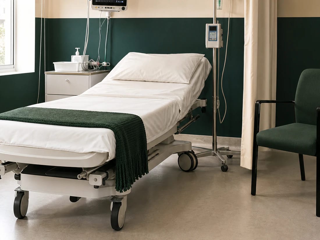 A fully equipped operating theatre at Care & Cure Clinics